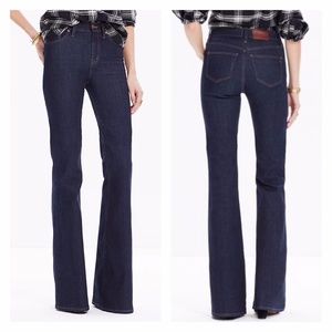 MADEWELL | Flea Market Flare Jeans Kenner Wash Dark Blue Cotton Stretch